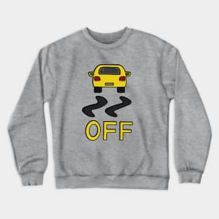 Yellow Car Crewneck Sweatshirt